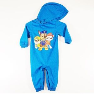 Nickelodeon Paw Patrol Blue Hooded Onesie 6/9mos